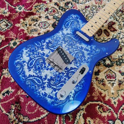 *NEW IN BOX* 2026 Fender Japan Limited Edition Indigo Paisley Telecaster, Fender Flagship Tokyo Store Exclusive Color, MIJ JD26 image 6