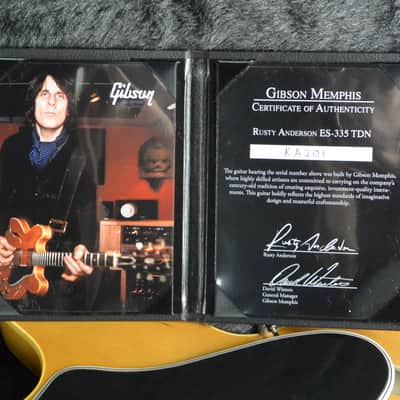 Gibson Limited Edition Rusty Anderson ES-335 Electric Guitar Blonde image 8
