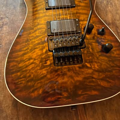 ESP E-II Horizon FR-II 2021 - Present - Tiger Eye Sunburst image 1