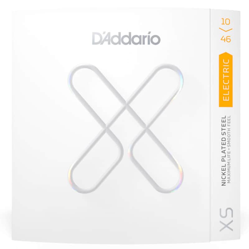 D'Addario XSE1046 Electric Guitar String Set - XS Coated Nickel Regular Light 10-46 image 1