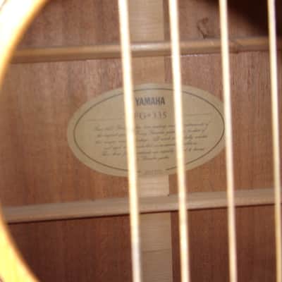 PROJECT: Yamaha F-335, 1970's or 80's, natural, rosewood bridge, headstock cap and fretboard, Cipollina image 8