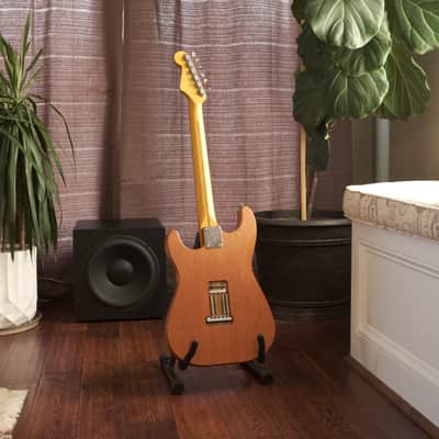 Custom Metallic Grey Strat Style HSS. Genuine Mahogany & Flame Maple Binding. image 9