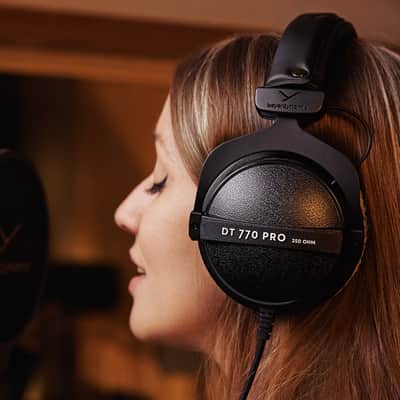 beyerdynamic DT 770 Pro 250 Ohm Studio Reference Headphones Closed Back Black image 4