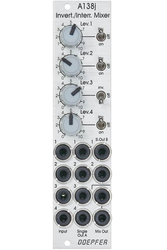 Doepfer A-138j inverting / interrupting mixer eurorack module image 1