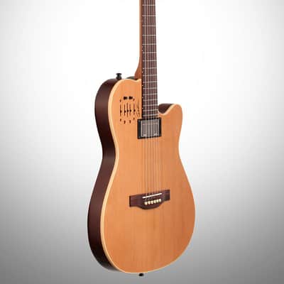 Godin A6 Ultra Acoustic-Electric Guitar, Natural (with Gig Bag), Open Box (Very Good) image 5