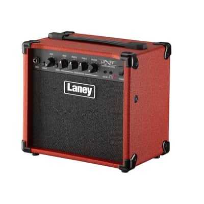 Laney LX15-RED 15W Electric Guitar Combo Amp With Dual 5-Inch Speakers Drive Switch AUX Input And Headphone Out image 3