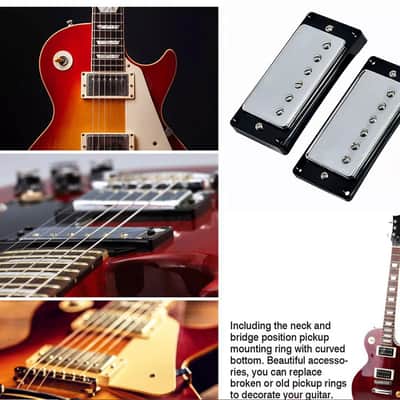 Double Coil Sealed Humbucker Pickup Set – Neck & Bridge for Electric Guitar, Crisp & Bright Tone image 4