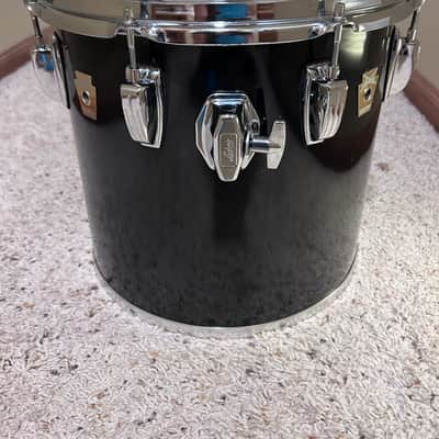 Ludwig Concert Toms 15” and 13” with Ludwig Double-Tom Stand - Black Cortex Finish image 5