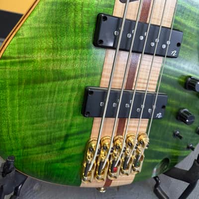 Ibanez SR5FMDX-EGL Premium Soundgear 2022 - 2023 - Emerald Green Low Gloss image 3