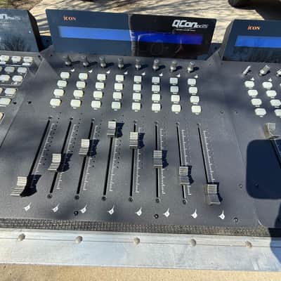 Icon QCon EX G2 8-Channel DAW Control Surface Extender 2010s - Black image 3