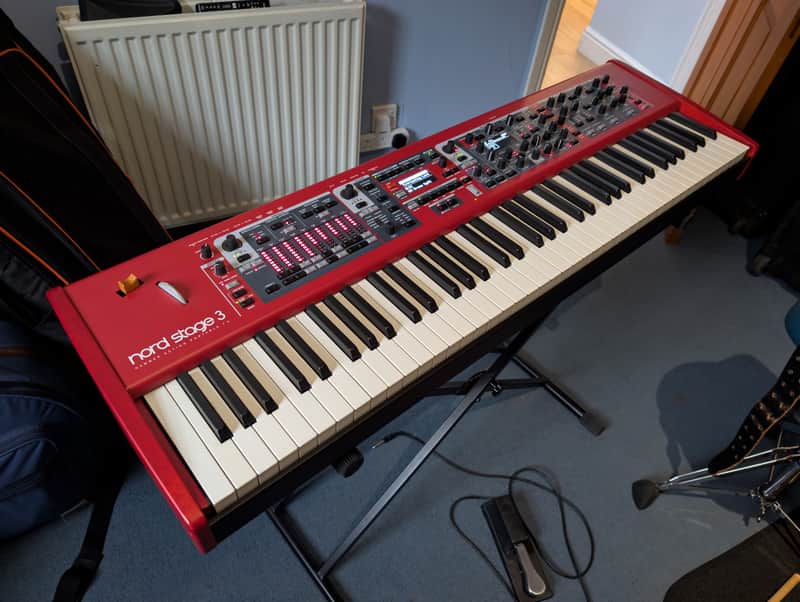 Nord Stage 3 HP76 Hammer Action Portable 76-Key Digital Piano 2017 - Present - Red
