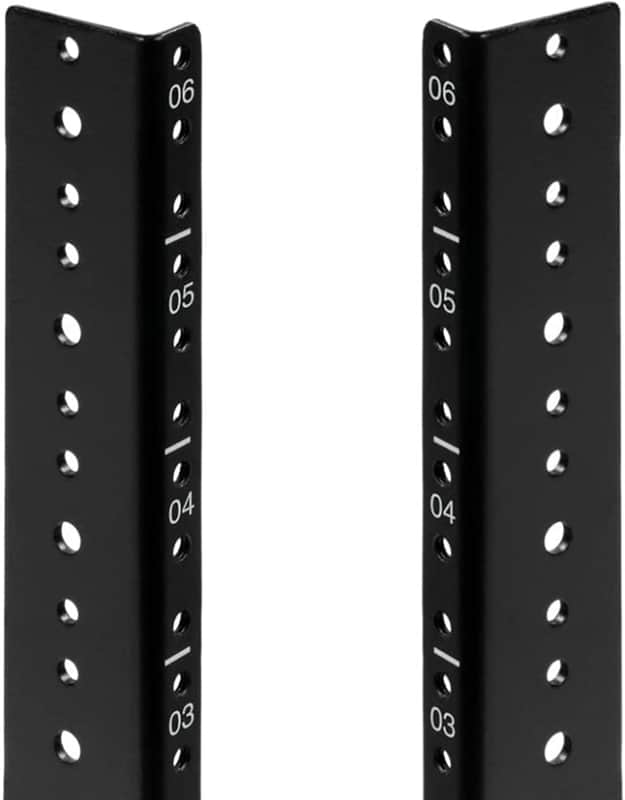 6U Vertical Rack Rail Pair DIY Kit with Hardware for Network Equipment/Server/UPS Mounting Rail Kit (6U) image 1