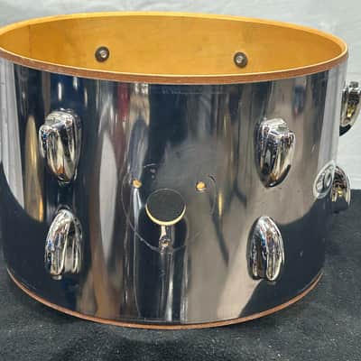 Slingerland 8X12" COW Rack Tom (8145-1045) 90's - Chrome Over Wood image 10