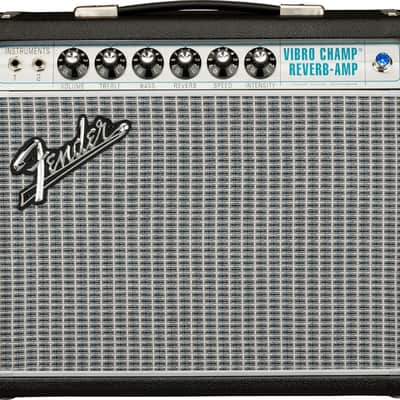 Fender '68 Custom Vibro Champ Reverb Guitar Combo Amp, 120V image 2