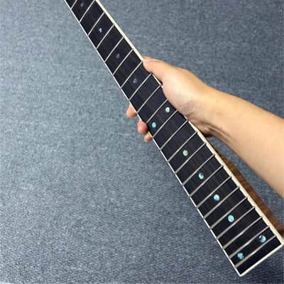 24fret roasted Flame maple Electric guitar Neck binding suhr style rosewood image 8