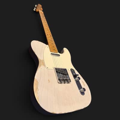 Fender Custom Shop '57 Telecaster Heavy Relic - Lightweight Ash - Josefina HW - 3,25kg 2022 - White Blonde image 3