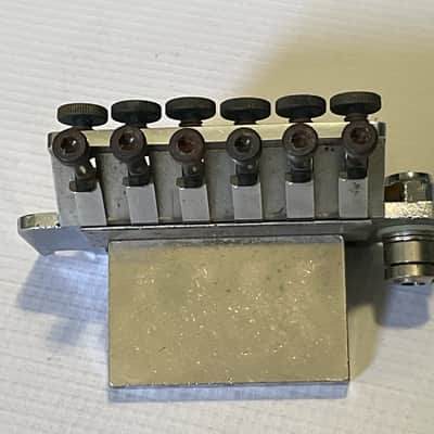 Early 1980's Original Floyd Rose Made in Germany Chrome Tremolo Bridge Vibrato (Parts Mutt) image 4