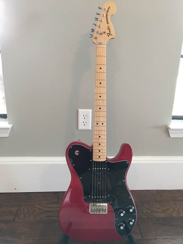 Fender Telecaster Deluxe 2014 Crimson Red Transparent image 1
