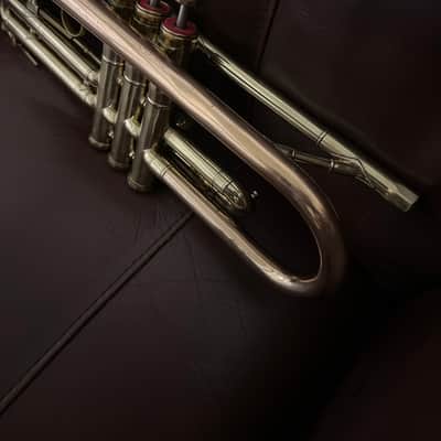 York Custom Bb Trumpet (1951) SN 172209 (Gold Brass bell)(rare) image 8