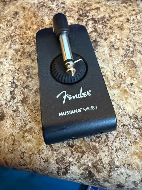 Fender Mustang Micro Guitar Headphone Amp 2021 - Present Black image 1