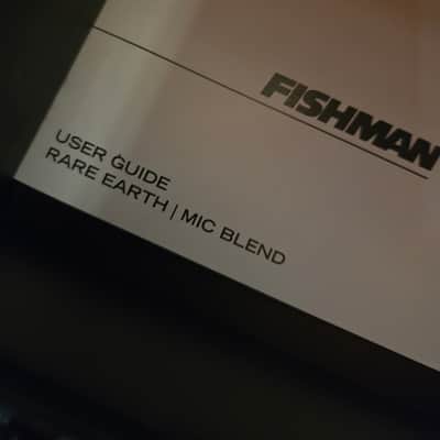 Fishman PRO-REP-103 Rare Earth Blend Acoustic Humbucker/Mic 2010s - Black image 3