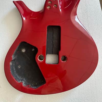 Red Custom Electric Guitar HH Body DIY Project image 6