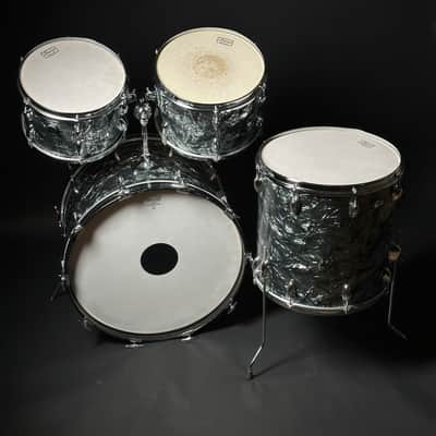 Slingerland Black Diamond Pearl (1970s) Vintage Drum Set image 11