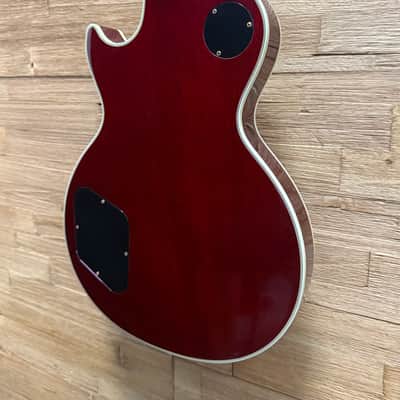 Gibson Les Paul Custom Premium Plus Guitar - USA- 1999 - Wine Red flame top w/OHSC image 14