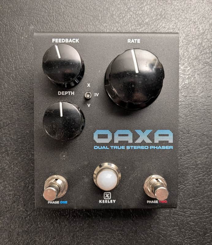 Keeley Oaxa Dual True Stereo Phaser 2020s - Black image 1
