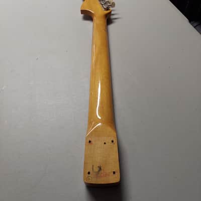 1965 Fender Mustang Neck With Tuners! Smooth Truss Rod Straight Neck image 5