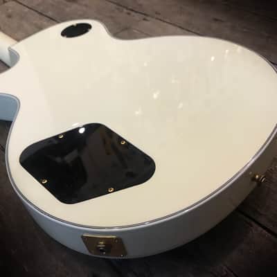 2010 Gibson Custom Shop Paul Custom in Aged White & original hard shell case Les image 11