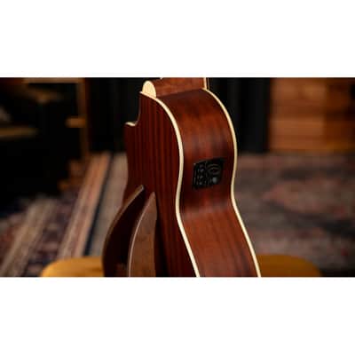 Ortega D7CE-5 - Acoustic Electric 5-String Bass Medium Scale Ortega Spruce Mahogany Cutaway image 3