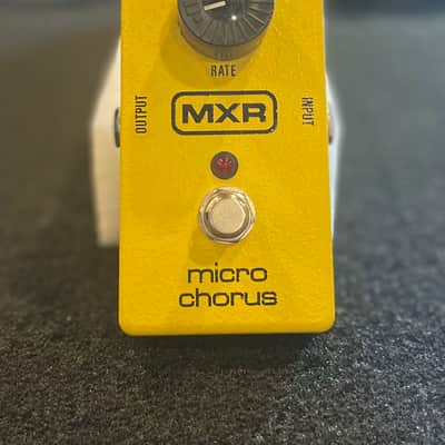 MXR M148 Micro Chorus Yellow Modulation Effect Pedal for Electric Guitar image 11
