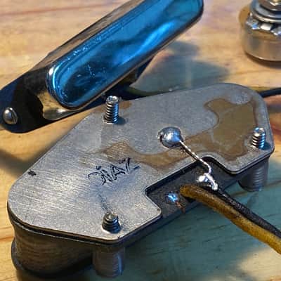 General Vintage Tone 1955 Telecaster Pickup set Scatter wound NOS coil wires 2020 Aged image 2