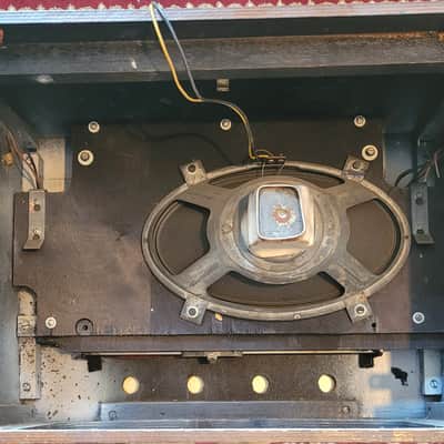 Vintage Antique HMV Jazz Blues Guitar Speaker Cab Cabinet - Elliptical Paper Cone - Beautiful Tone ! image 6