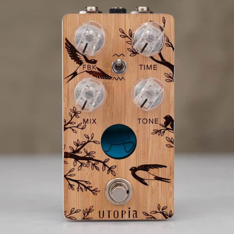 Anasounds Utopia Delay Mk2 Guitar Effects Pedal w/ Box #59248 image 1