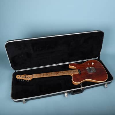 1980s Fender USA Molded Hardshell Rectangular Electric Guitar Case Black image 12