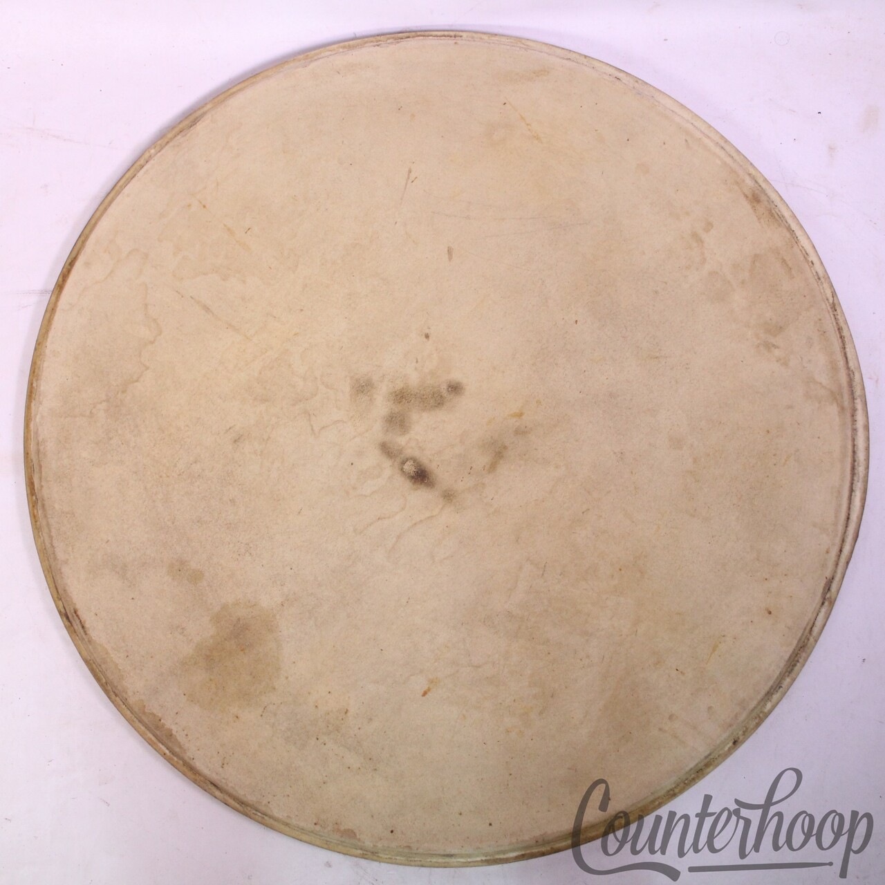 Gretsch 23.5"Bass Drum Head Calf Skin Maple Flesh Hoop Batter USA Rare Size 1/2" — main photograph