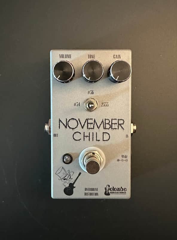 NOVEMBER CHILD – ELECTRIC GUITAR PEDAL – SLASH-STYLE OVERDRIVE, DISTORTION, SILVER JUBILEE, S.I.R. MARSHALL image 1