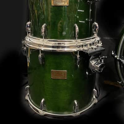 Pearl Masters Studio Birch Late 80's Early 90's - Emerald Mist image 3