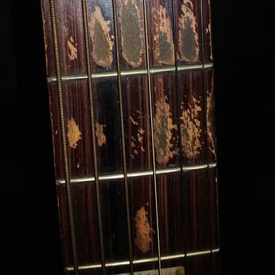USA Lyra Slot Head Parlor art deco 1930's Striped Sunburst Inlaid Marquetry and case make an offer image 20