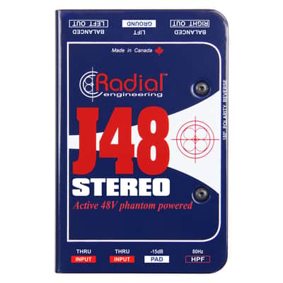 Radial J48 Stereo Phantom Powered Active Direct Box image 5