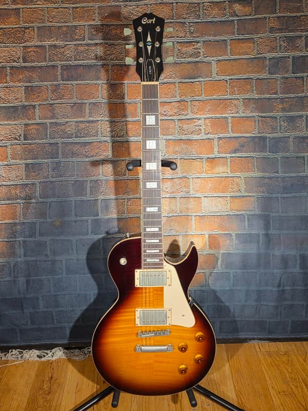 Cort CR250 VB Classic Rock Series Single Cutaway Flame Maple Top