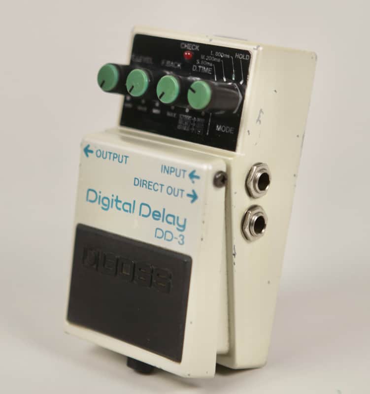 BOSS DD-3 Digital Delay Pink Label – 1990s | Reverb