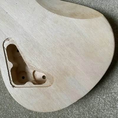 Unfinished HH DIY Project Guitar Basswood Body image 4