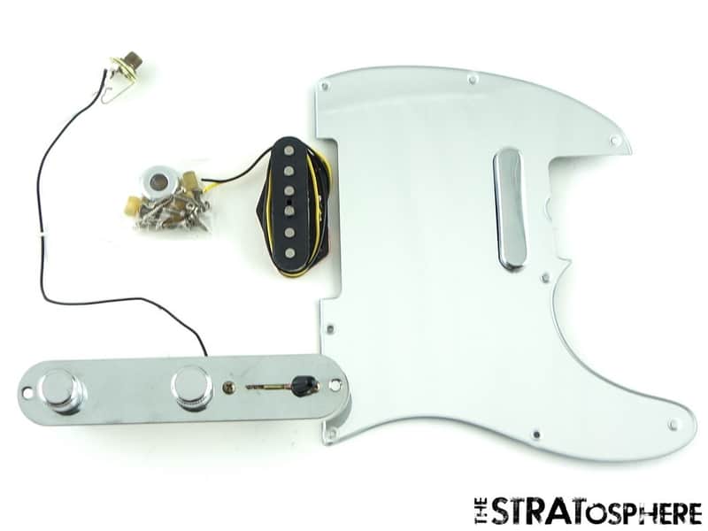 Fender J Mascis Tele LOADED PICKGUARD, Telecaster 58 Mirrored Chrome Custom 1958 image 1