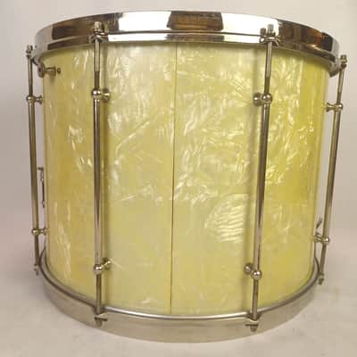 Slingerland 12x16" 30s WMP 3Ply African Mahogany Snare/Tom Drum Marching Vintage image 5