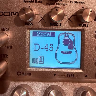 Zoom A3 Acoustic Modeling Multi-Effects Processing Pedal image 2