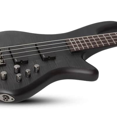 Schecter Stiletto Studio-4 String Bass See-Thru Black Satin image 2