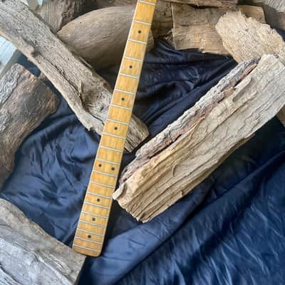 Vintage Fender Loaded Telecaster Bass Neck 1972 - Tuners & Tree image 2